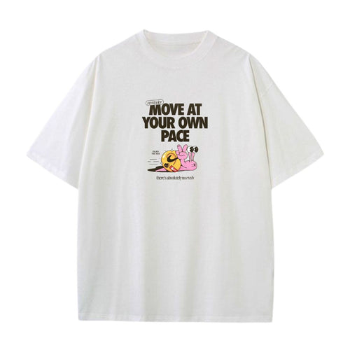 Move at your own pace oversized T-Shirt