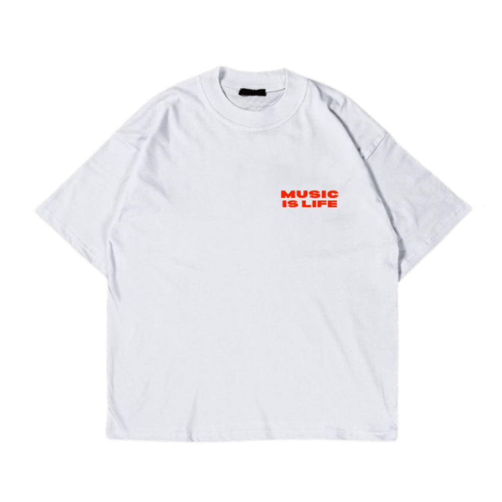 Music is Life Oversized T- shirt